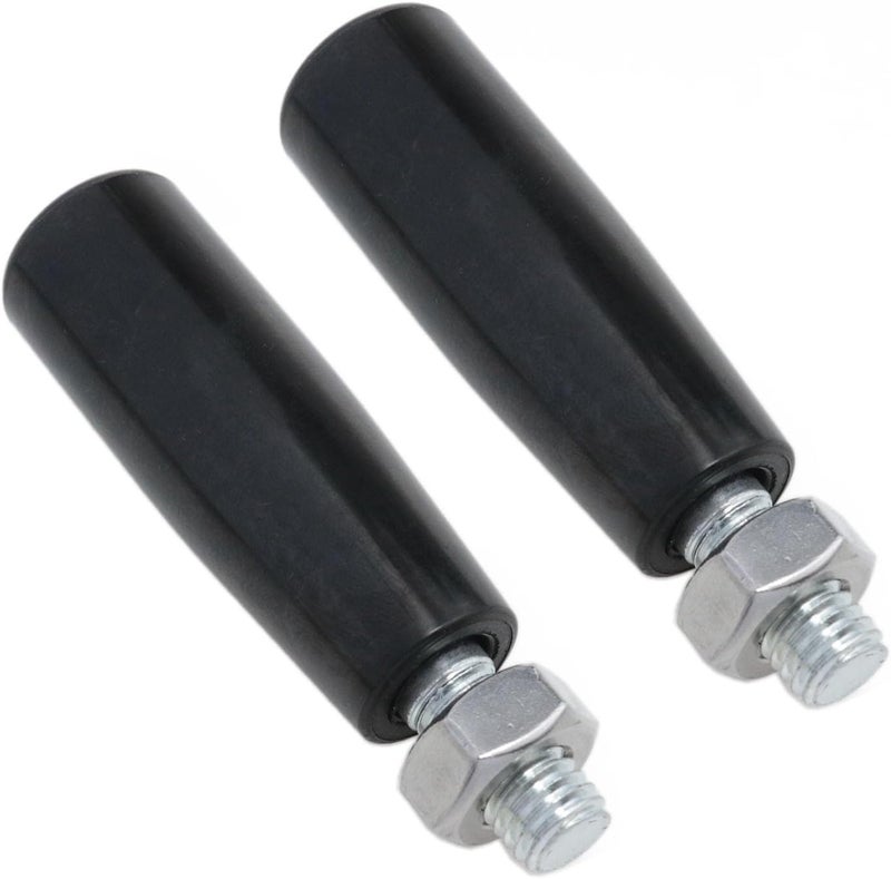 yukata Revolving Handle Lathe Handle Marine Winch Handle Trailer Jack Handle Crank Handwheel M10 Threaded Handle with nut 2pcs - Image 1